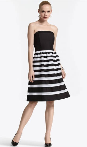 black and white prom dress	